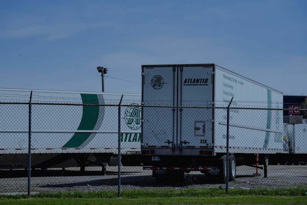Truck yard fence security