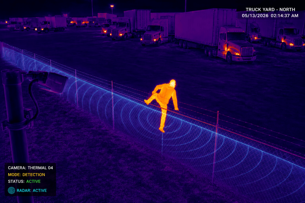 Thermal imaging cameras for yard security in Dallas