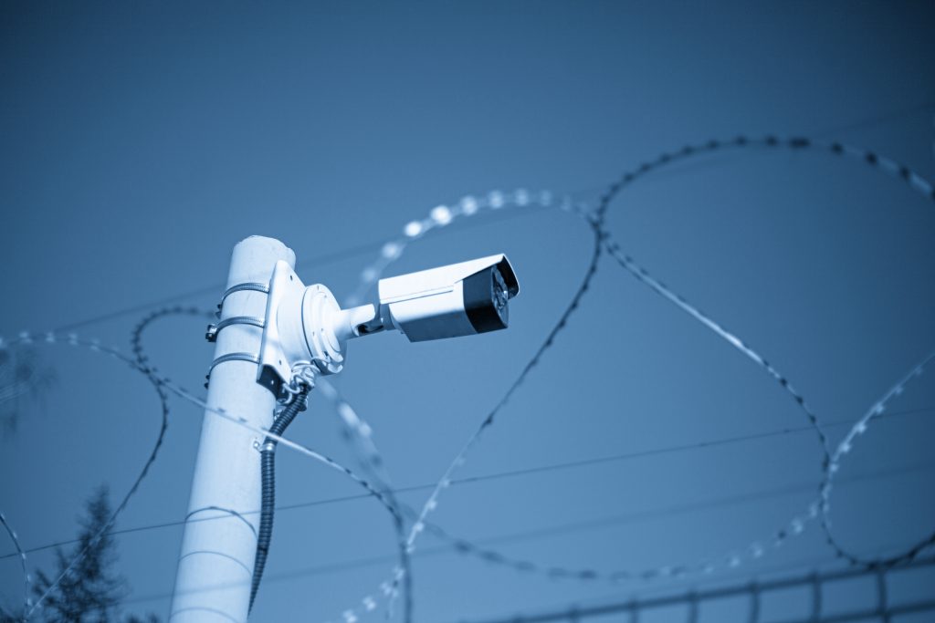 Fence line security coverage